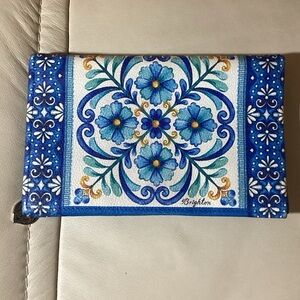 Brighton Blue and White Floral Wallet